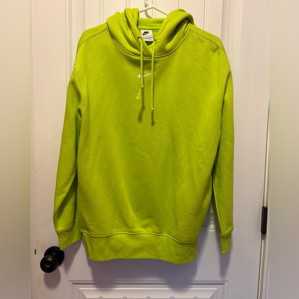 Nike Bright Green Pullover Hoodie